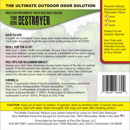Yard Odor Destroyer  - 4 Gallon Case